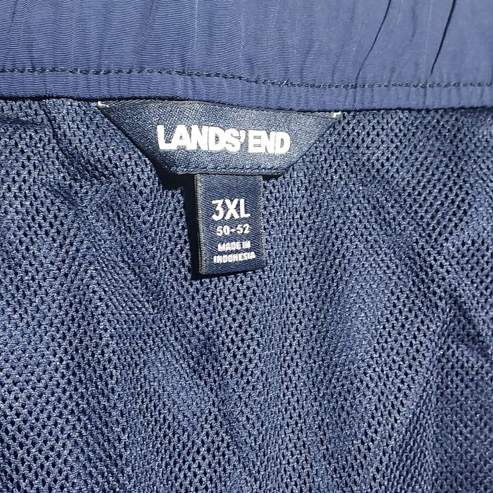 NEW Lands End Belted Lined Cargo Swim Trunks Mens‎ Size 3XL